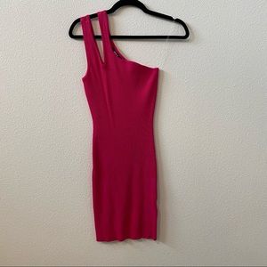 One shoulder dress
